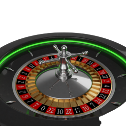 Live-Roulette-Kessel mit silberner Kugel als Symbol f&uuml;r 485 Live-Tische im Jack Casino