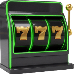 Neon-gr&uuml;ner Spielautomat als Symbol f&uuml;r &uuml;ber 9.200 Slots im Krypto Casino von Jack Casino